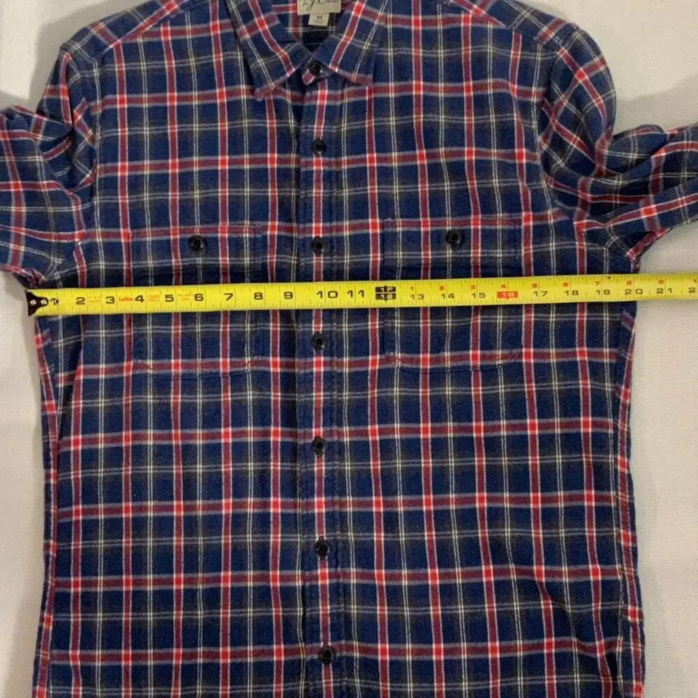 J. Crew Plaid Flannel Shirt Slim size medium‎